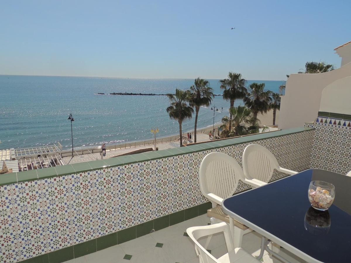 ベナルマデナLas Gaviotas Beach - Playa - Sea Front - Frente Al Marアパートメント エクステリア 写真
