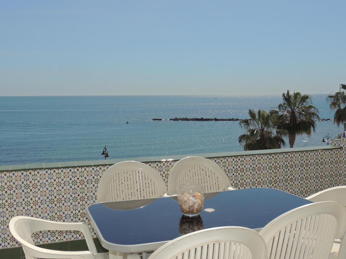ベナルマデナLas Gaviotas Beach - Playa - Sea Front - Frente Al Marアパートメント エクステリア 写真